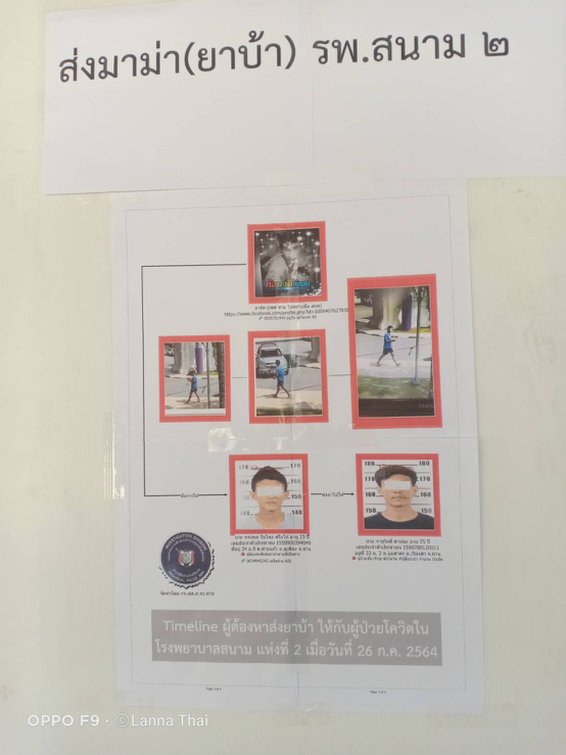 รวบหนุ่มส่ง"มาม่า"ยัดยาบ้า-ให้ผู้ป่วยโควิดที่รพ.สนาม