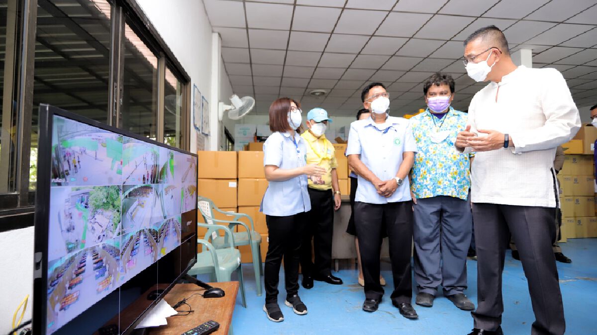 ทม.บ้านใหม่เมืองปทุมฯ เปิดศูนย์ดูแล COVID-19 ชุมชนผู้ป่วยสีเขียว