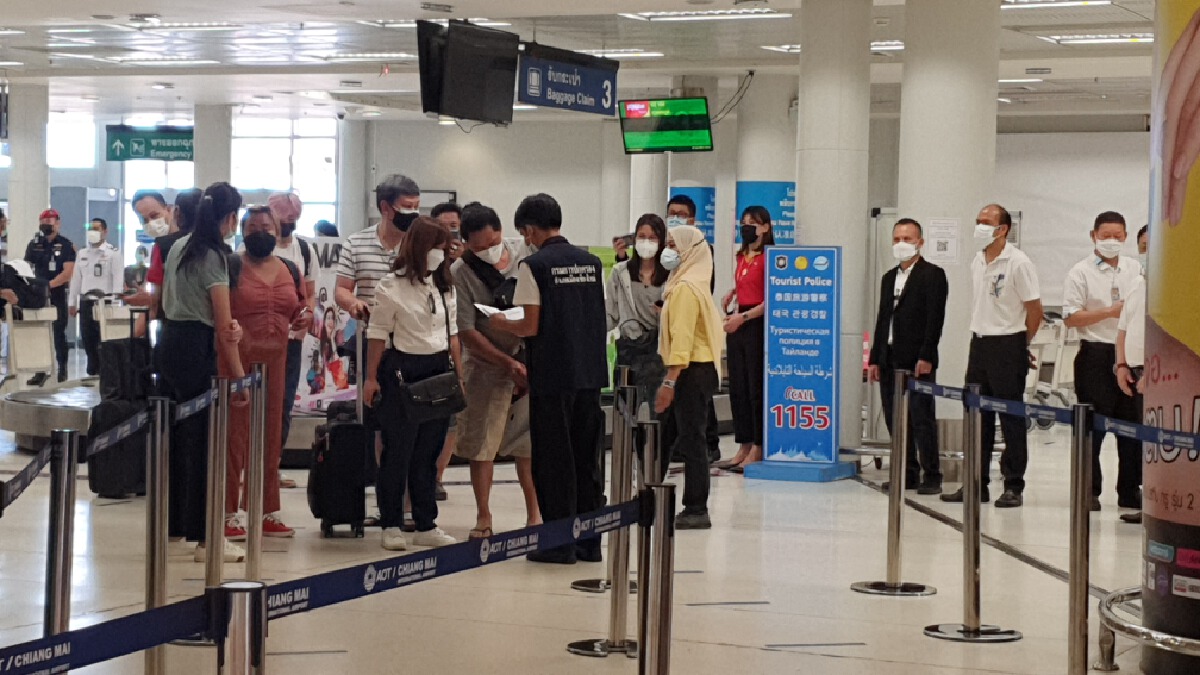 เชียงใหม่ตั้งจุดตรวจเชื้อโควิดท่าอากาศยาน1วันรู้ผล