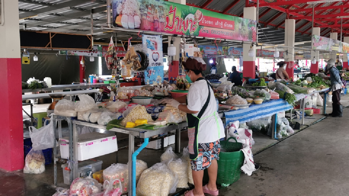 บรรยากาศตลาดรถไฟประจวบฯ