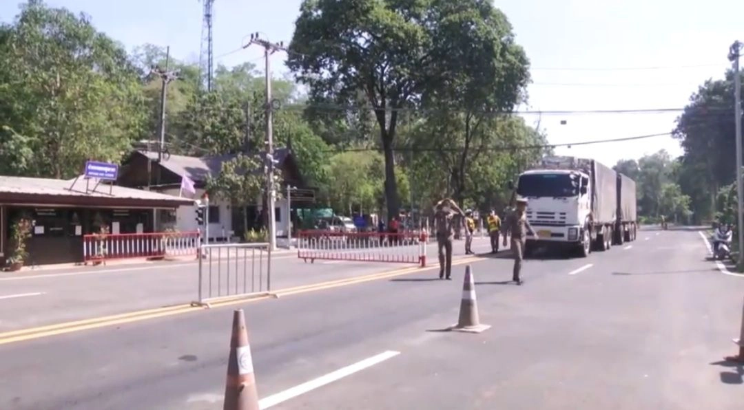 จุดผ่านแดนถาวรช่องจอม งดส่งคนกัมพูชากลับ 14วัน