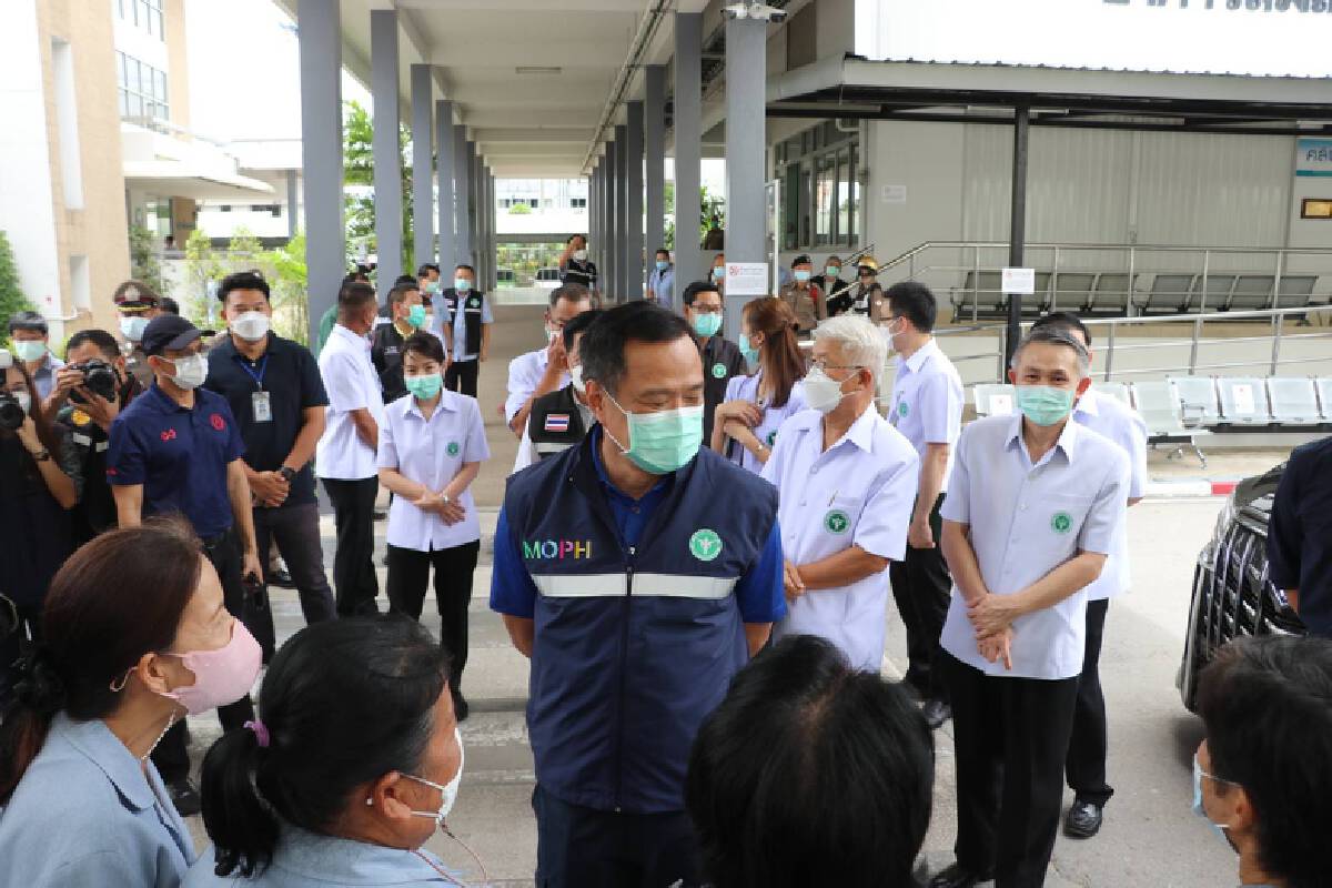 "อนุทิน"ลงพื้นที่ตรวจโควิด-19 เชียงรายสถานการณ์ดีขึ้น