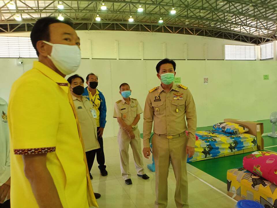 มหาสารคามเปิดโรงพยาบาลสนามแห่งที่3รับผู้ป่วย200เตียง