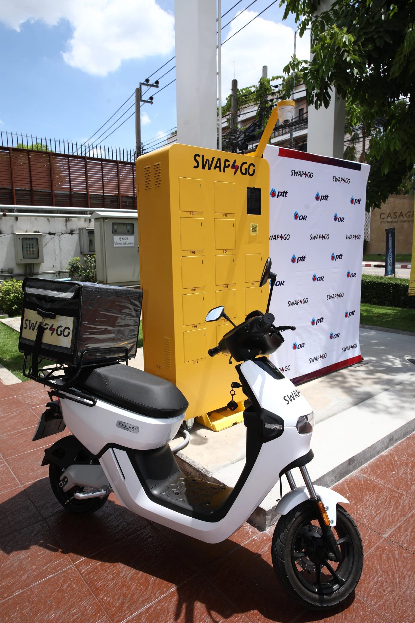 ปตท. จับมือ โออาร์ เปิดตัว  Swap & Go สถานีสลับแบตเตอรี่มอเตอร์ไซค์ไฟฟ้า ทางเลือกใหม่เพื่อสังคมเมือง