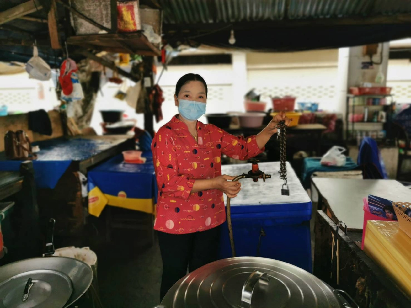 แม่ค้าอาหารตามสั่งทุกข์หนักถูกโจรขโมยถังแก๊สคืนเดียว3ร้าน