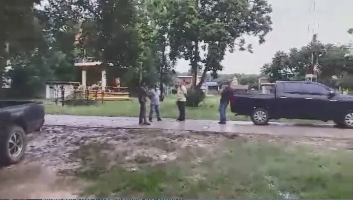 ตร.สอบพยาน โจรสวมหมวกอีโม่งบุกกุฏิทำร้ายเจ้าอาวาสชิงโน๊ตบุ๊ค