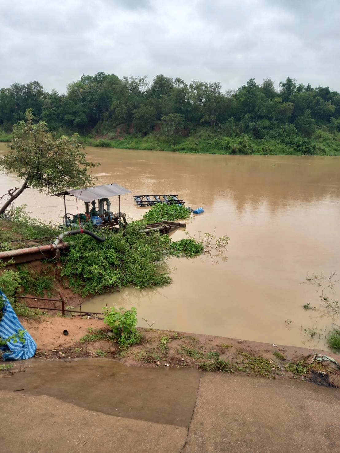 เชียงคานประกาศให้ประชาชนที่อาศัยริมแม่น้ำโขงเฝ้าระวังน้ำท่วมฉับพลัน