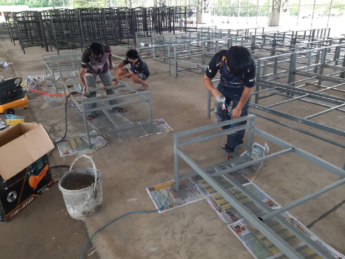 กองทัพบกและกองทัพเรือ เร่งสร้างโรงพยาบาลสนาม 