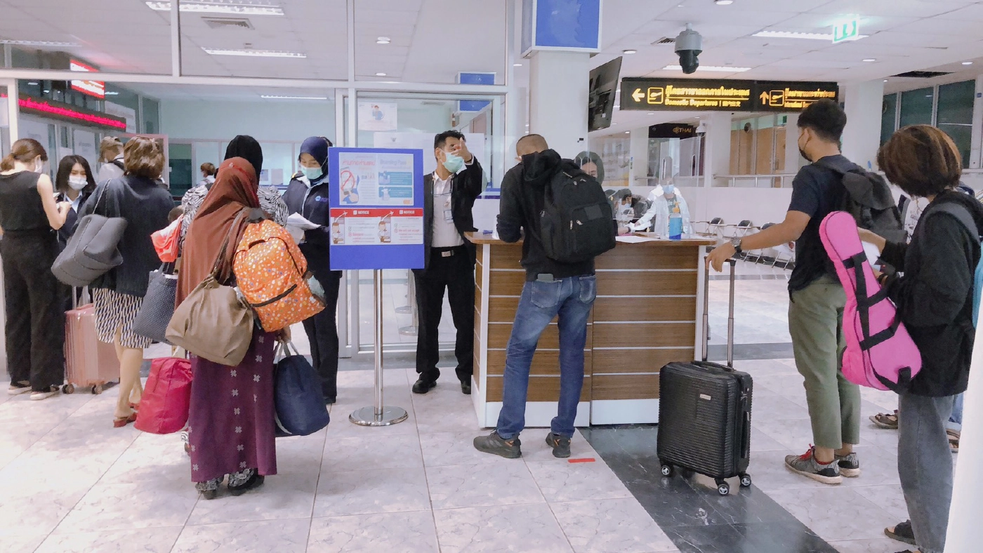 เข้มเดินทางออกจาก 4 จังหวัดใต้ ผู้โดยสาร ทอท. หาดใหญ่ลด