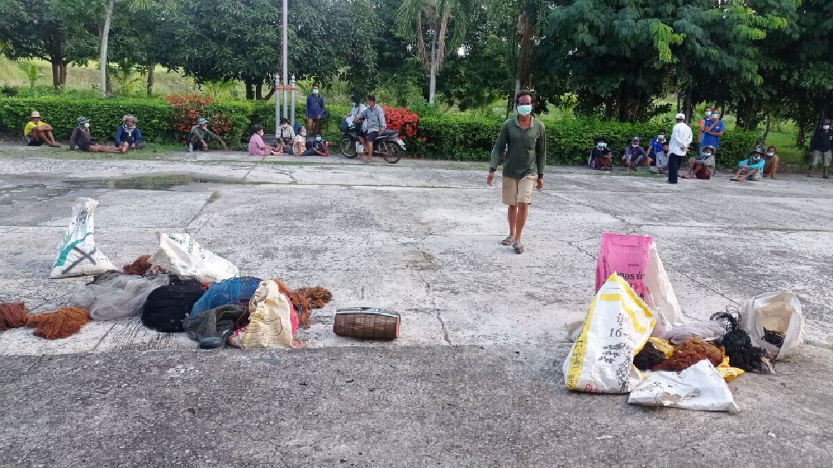 ชาวบ้านขอความเป็นธรรมถูกประมงจับกุมฐานหาปลาฤดูวางไข่ในลำห้วย
