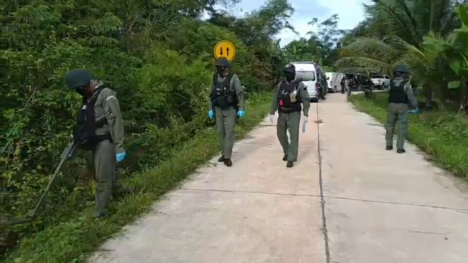 ปิดล้อมพื้นที่บ้านลางา อ.จะนะ เคลียร์จุดบึ้มทหารดับ 1 นาย