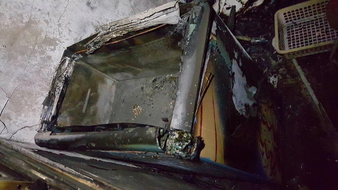 ไฟไหม้รร.แม่ยมพาเลสเช้ามืดโชคดีหนุ่มซาเล้ง-แจ้งดับทัน