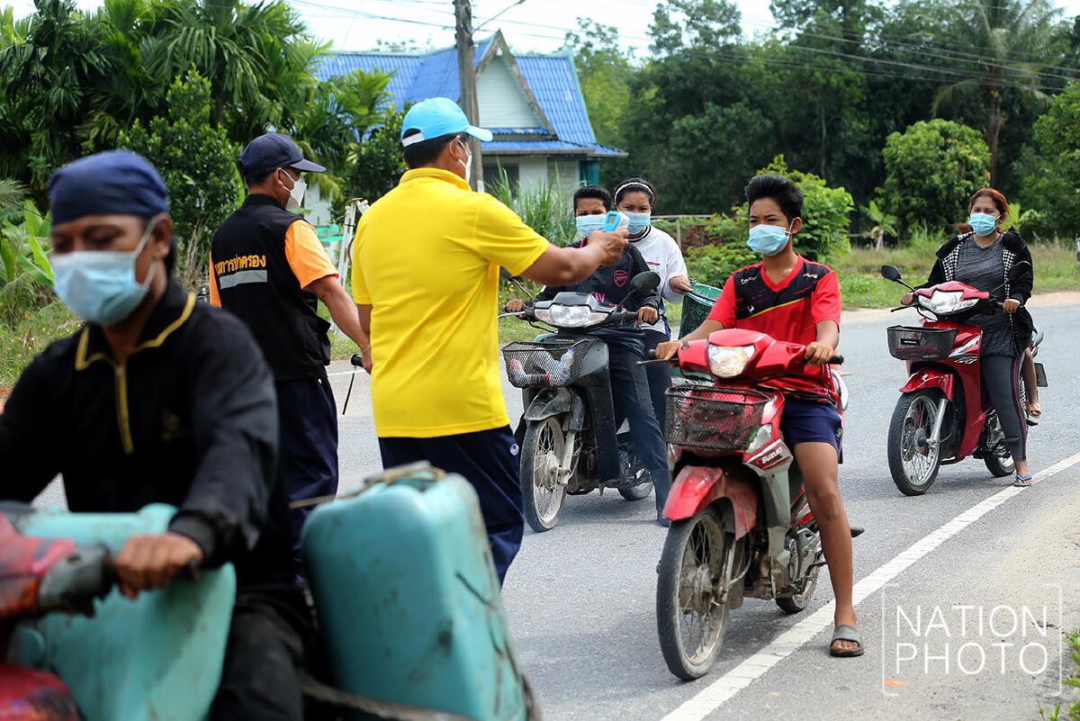 เข้มด่านตรวจ 9 จุดทั่วเมืองสงขลา พบผู้เดินทางถูกปฏิเสธนับพันราย
