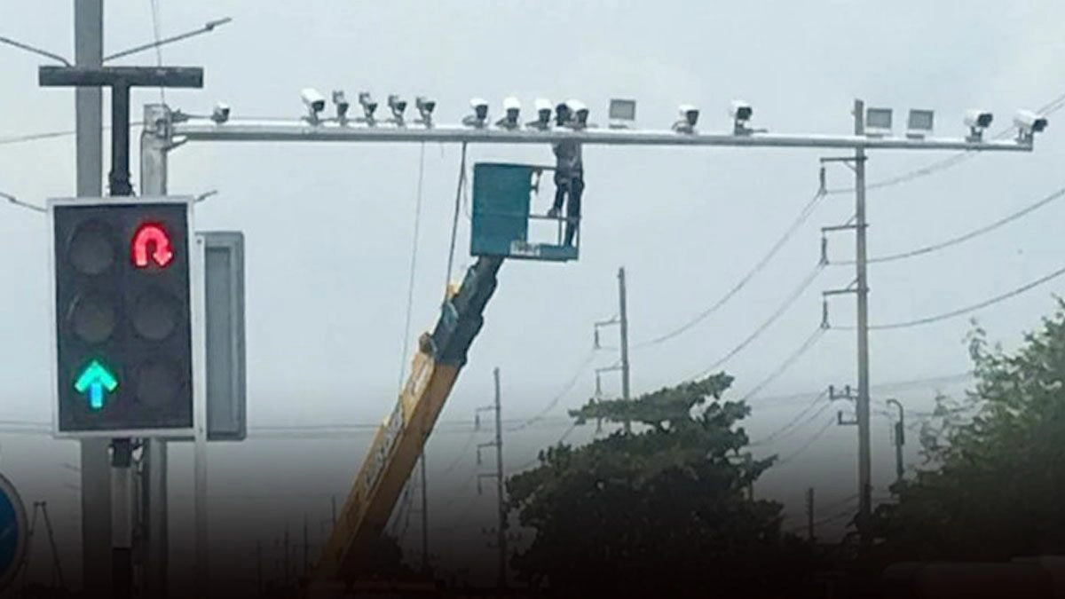 ตร.ทางหลวง แจงติดตั้งกล้องจับภาพจราจร 14 ตัว แยกไฟแดงรังสิต – บางบัวทอง