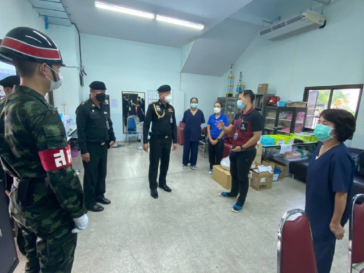 มทบ.32 ตรวจเยี่ยม-คุมเข้มจุดตรวจโควิด