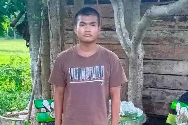 น้องเจ๋ง นายธรากร ทองหนูนุ้ย อายุ 17 ปี  