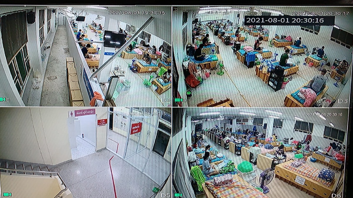 รพ.สนามวัดสระกำแพงใหญ่ นำผู้ป่วยสวดมนต์ทุกวันเสริมพลังจิตสู้โควิด19