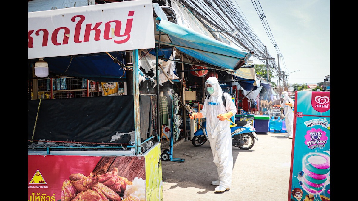 เร่งตรวจหากลุ่มเสี่ยงตลาดหนองหม่นหน้าค่ายร.8