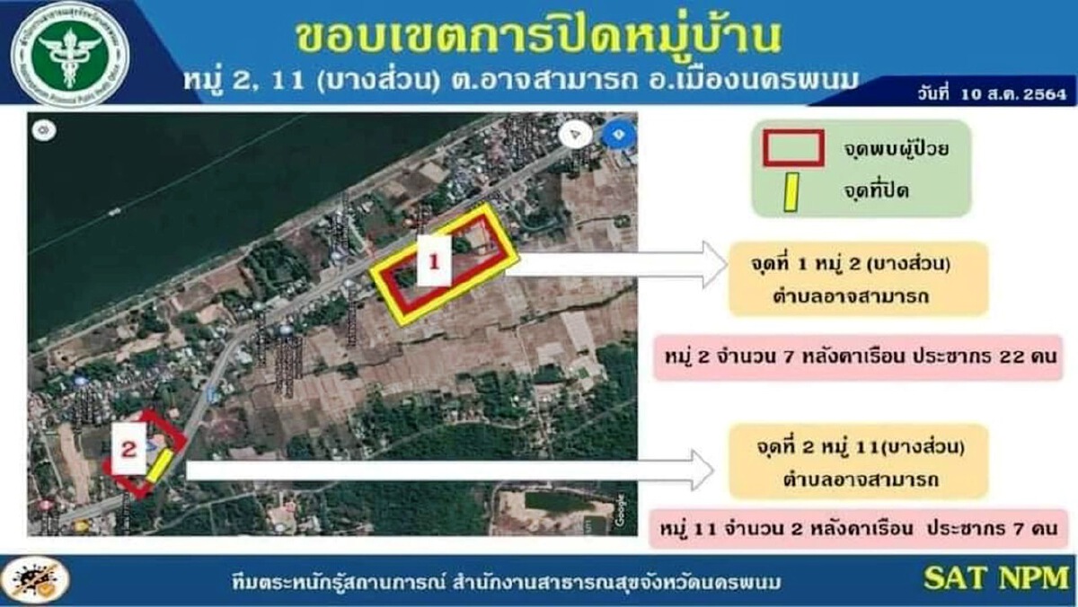 นครพนมเจอคลัสเตอร์ใหม่ กลุ่มสิงห์รถบรรทุก 18 ราย