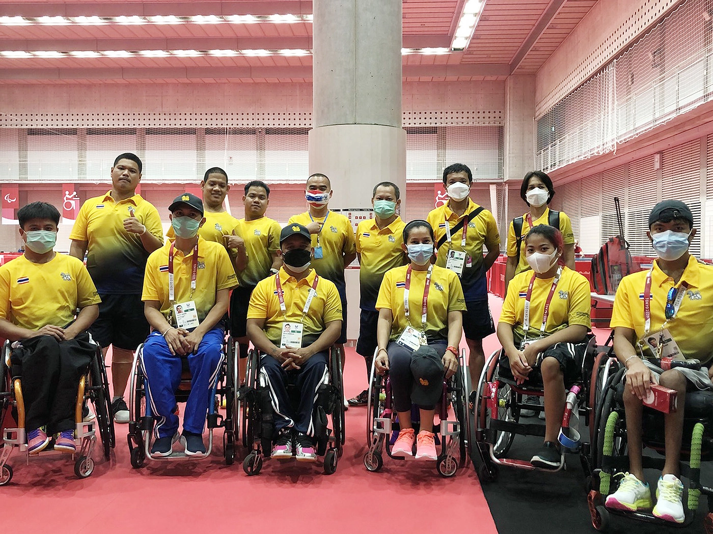 ทัพนักกีฬาพิการชุดสองถึงโตเกียว ปธ.พาราไทยกำชับดูแลนักกีฬาให้ดีที่สุด