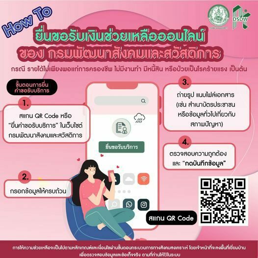 ช่องทางลงทะเบียนรับเงินช่วยเหลือ 3,000 บาท