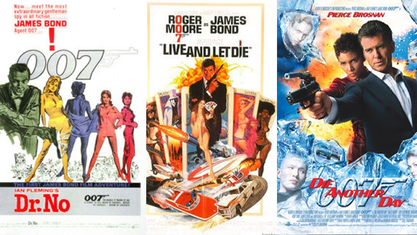 ตัวอย่างภาพใบปิดภาพยนตร์สายลับ 007 