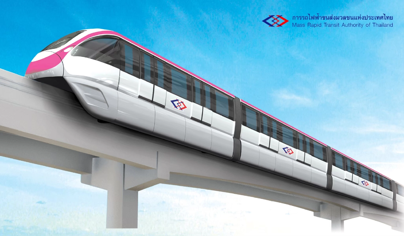 รฟม.คาดรถไฟฟ้าสายสีเหลือง-ชมพู พร้อมเปิดบริการปี 65
