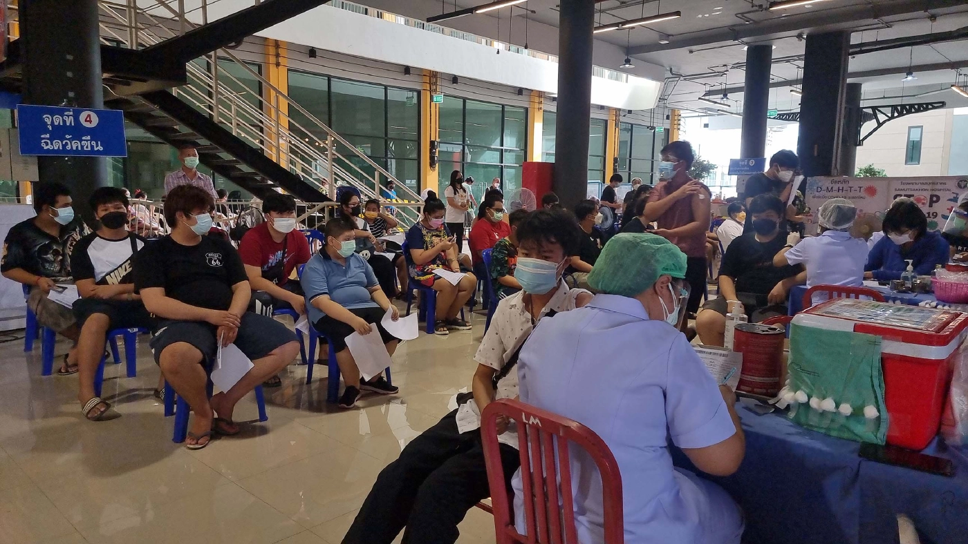 Walk-in ฉีด"ไฟเซอร์" เด็กสมุทรสาครกลุ่มเปราะบาง พบภาวะโรคอ้วนเพียบ