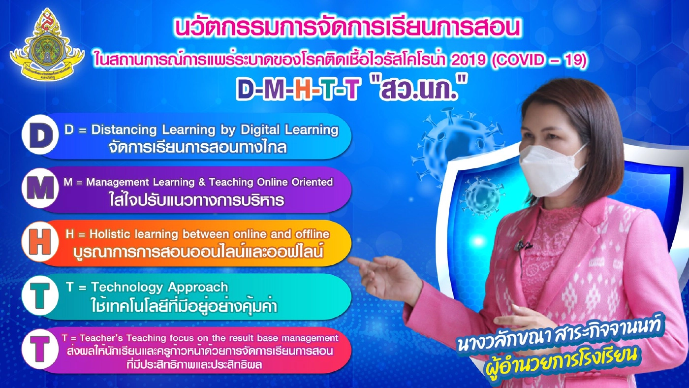 รร.เฉลิมพระเกียรติฯ หนองบัวลำภู ชูนวัตกรรมสอนออนไลน์