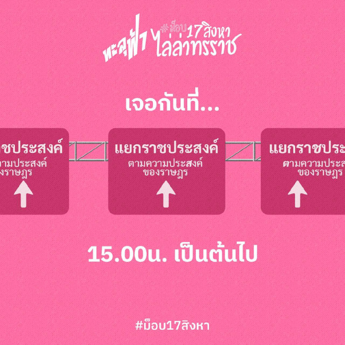 ม็อบทะลุฟ้านัดชุมนุมแยกราชประสงค์ 