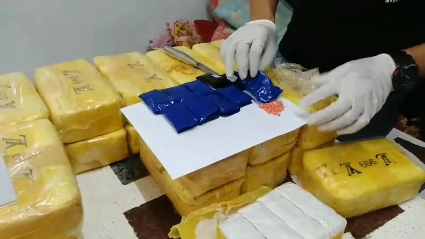 ตร.กระบี่รวบเครือข่ายยาเสพติดรายใหญ่ พร้อมของกลางมูลค่า 24 ล้านบาท