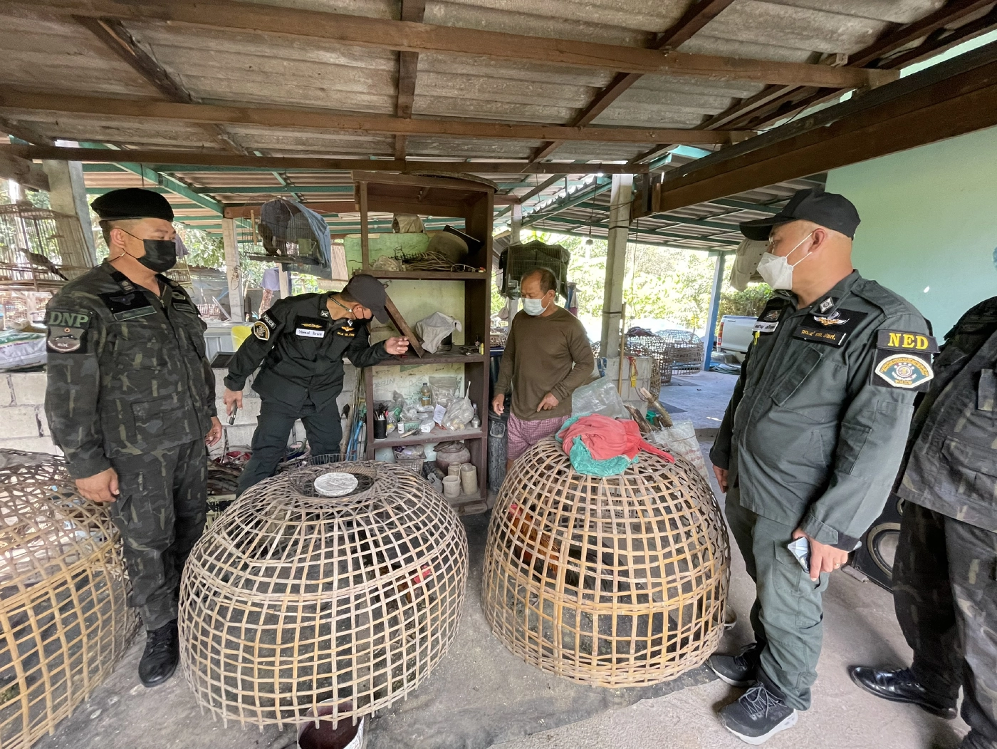 ตำรวจ ปทส.บุกจับนกคุ้มครอง พร้อม 2 ผู้ต้องหา