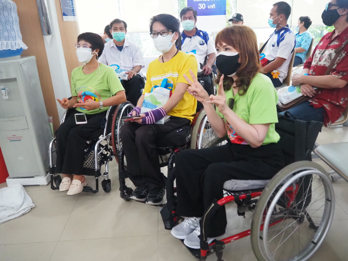 เชียงใหม่ฉีดวัคซีน"ซิโนฟาร์ม”ให้ผู้พิการ