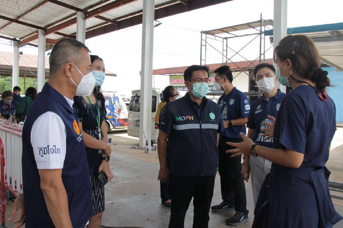 เปิด รพ.สนามแห่งที่ 2 อำเภอนางรองพร้อมรับผู้ป่วยกลับบ้าน