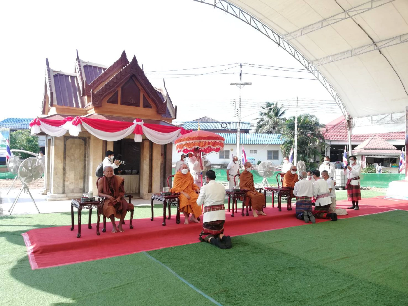 ฤกษ์ดี วางศิลาฤกษ์ศาลใหม่เจ้าพ่อพญาแลเจ้าเมืองคนแรกชัยภูมิ