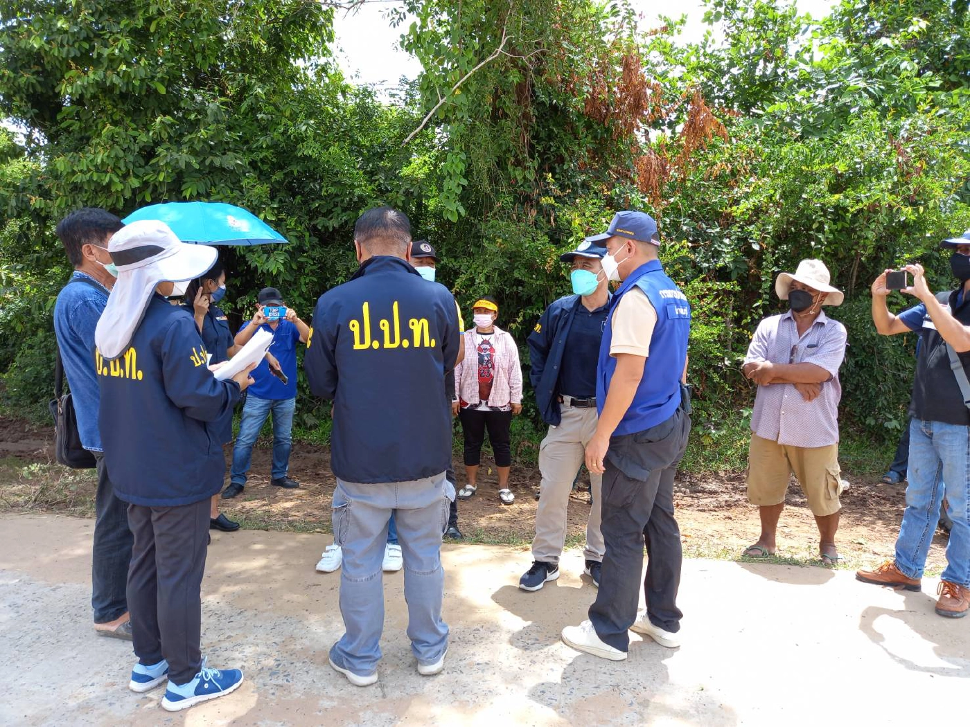 ปปท.ภาค3 ลงตรวจสอบโครงการดินแลกน้ำ หลังชาวบ้านร้องไม่โปร่งใส