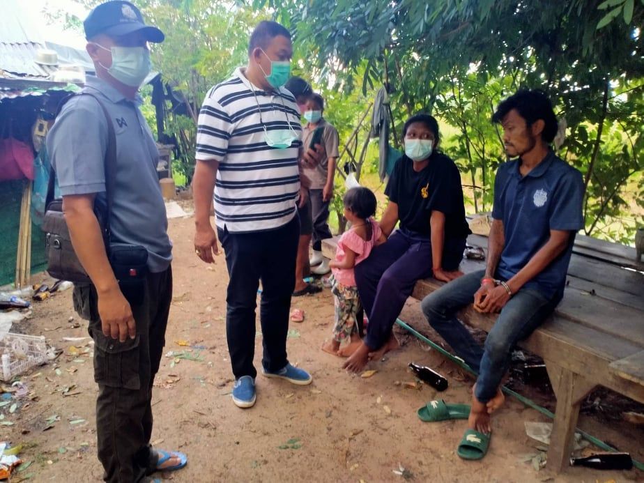 ตำรวจสภ.ศีขรภูมิรวบตัวสองผัวเมียขโมยจยย.