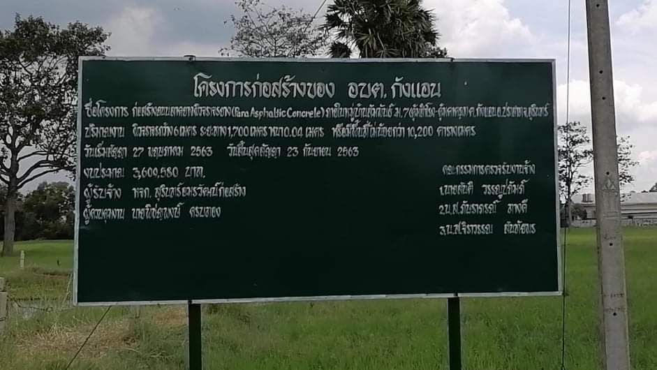 ชาวบ้านสุด งง ถนนลาดยางสร้างไม่ถึงปีพังยับ