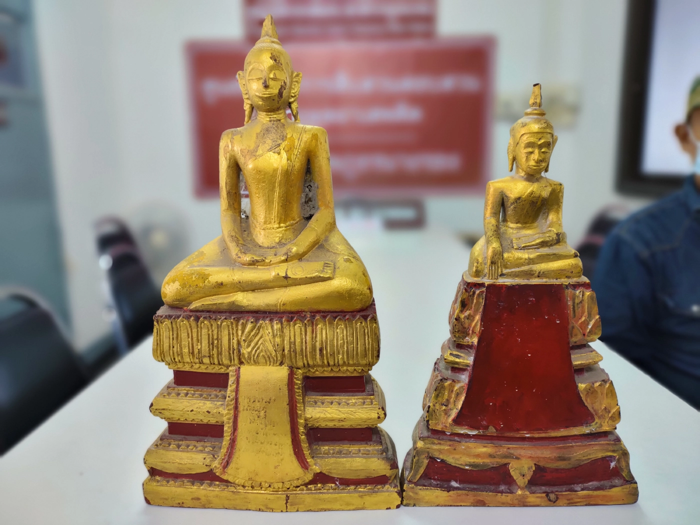 จับแล้วโจรใจบาปขโมยพระพุทธรูปไม้โบราณ อ้างเป็นพระพุทธรูปประจำตระกูล