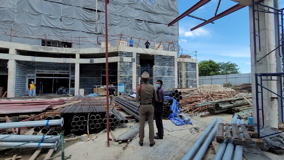 สลด!คนงานเซฟตี้เครน-พลัดตกอาคารก่อสร้างภายในมช.