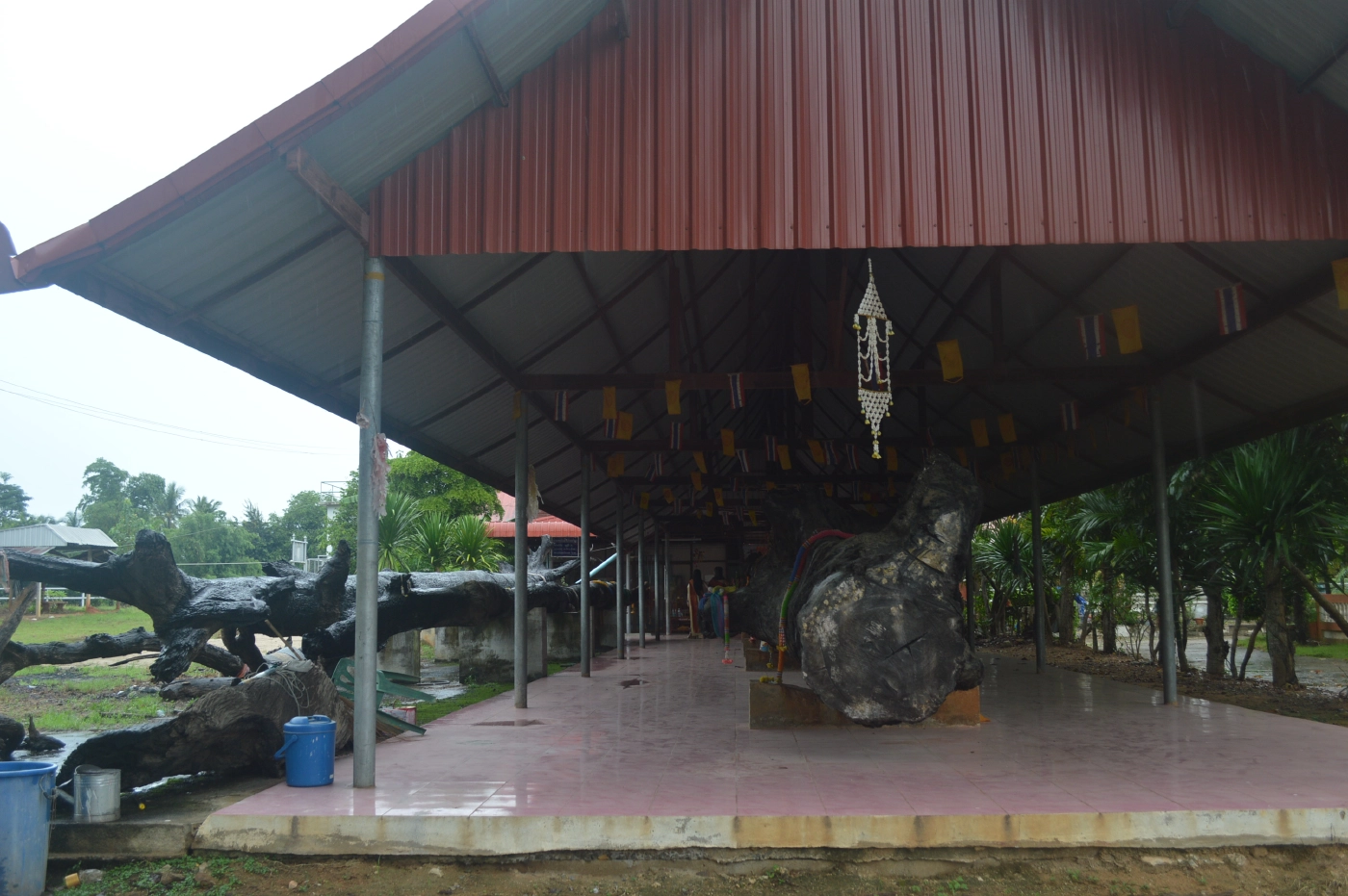 แม่ตะเคียนเงียบเหงา โควิดระบาดปชช.ทาแป้งขอหวยบางตา