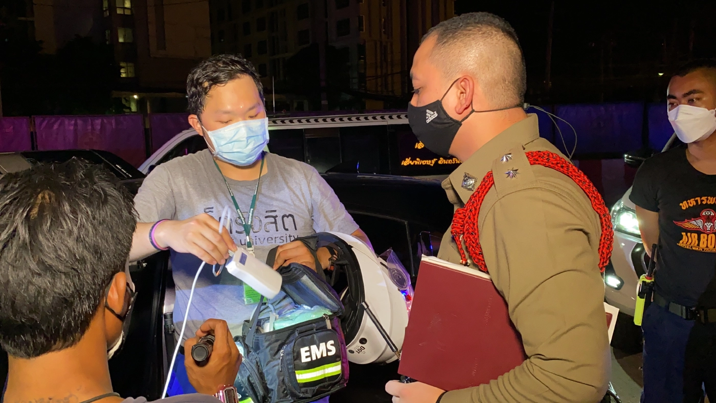 ตร.หน่วยอรินทราช สกัดจับหนุ่มเมาอาละวาด ขับรถหนีทั่วกรุงกว่าร้อยก.ม.