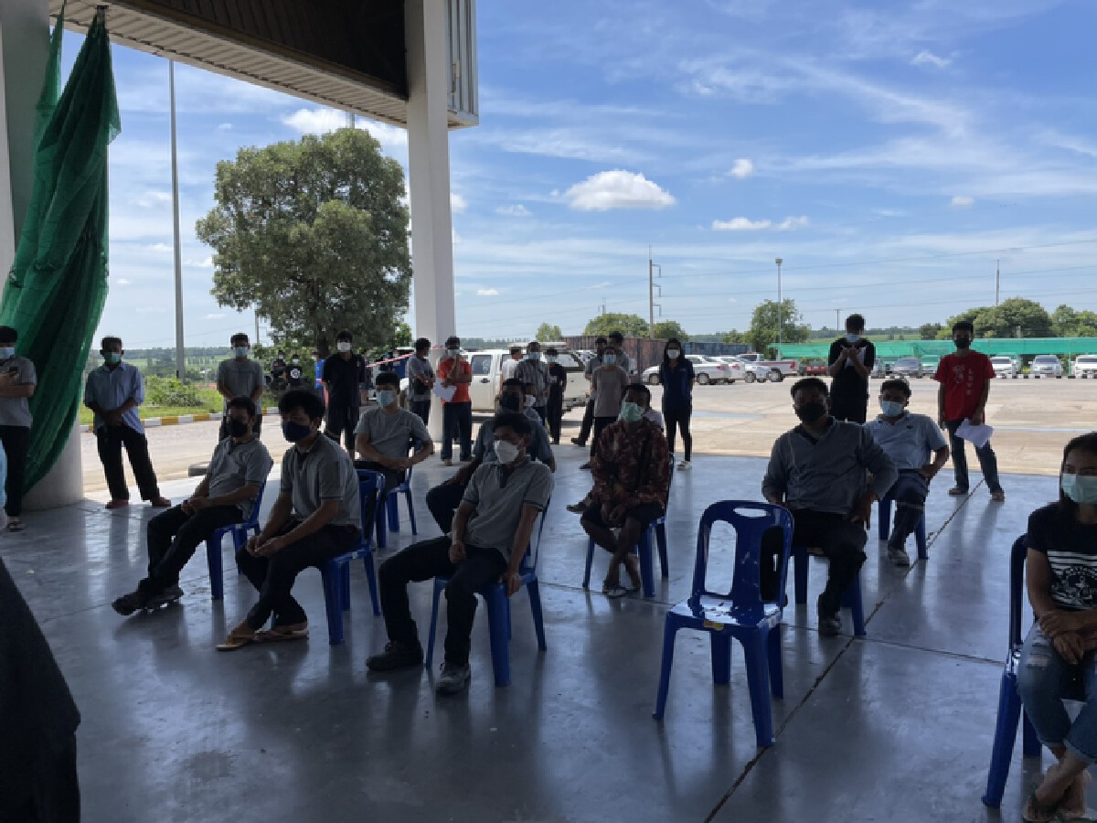 โล่ง ผลตรวจแรงงานโรงงานแป้งรอบแรก 354 คนเป็นลบทั้งหมด