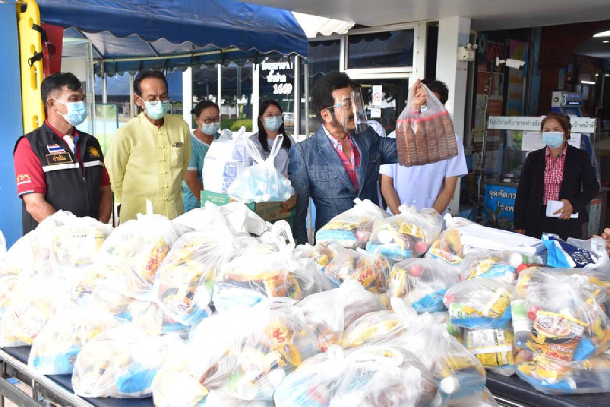 จัดทัพ"ศรัณย์วุฒิ สู้โควิด"-แจกฟ้าทะลายโจร-หอยดอง