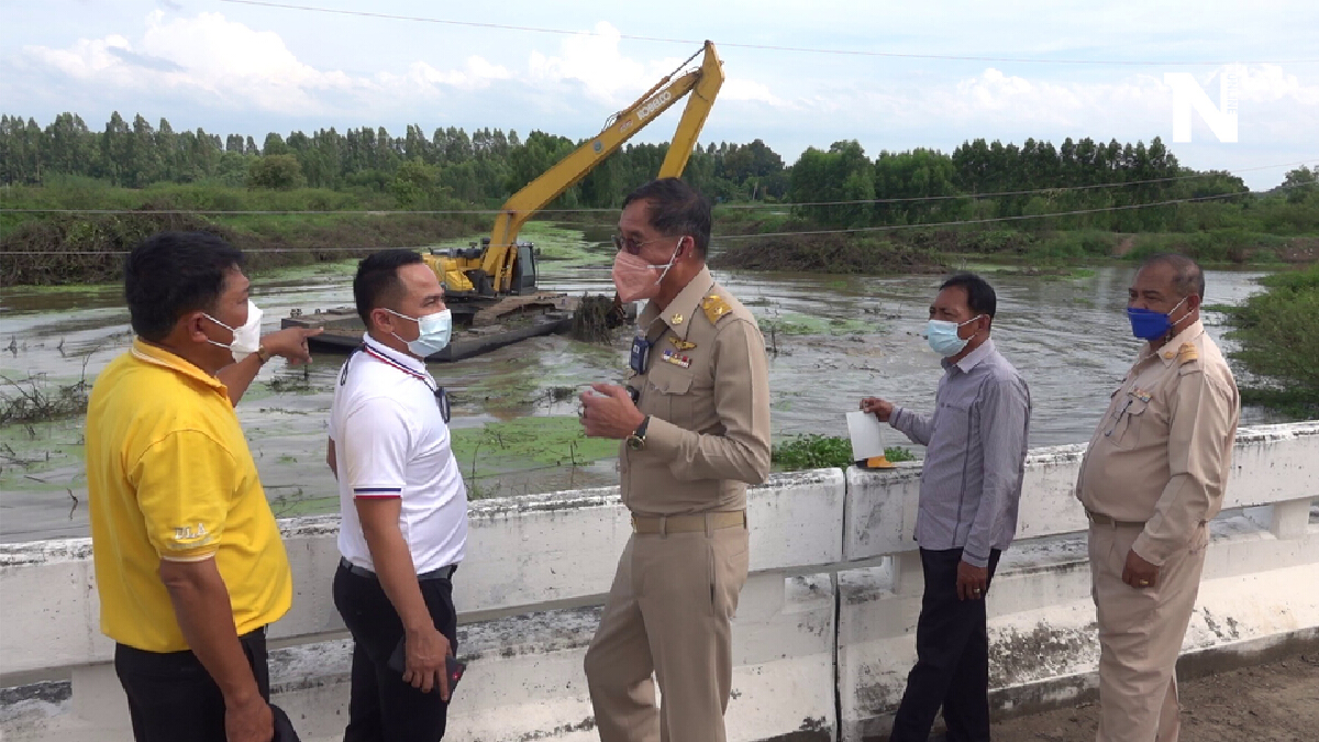 อวสานน้ำแล้งชาวหนองเสือเฮ อบจ.ปทุมธานีจับมือกรมชลช่วยเกษตรกร