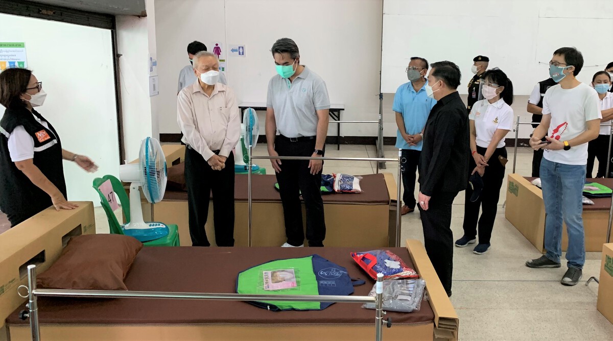"กลุ่มศรีเทพไทย"ทุ่ม 1 แสน สร้างศูนย์พักคอยผู้ป่วยโควิด-19