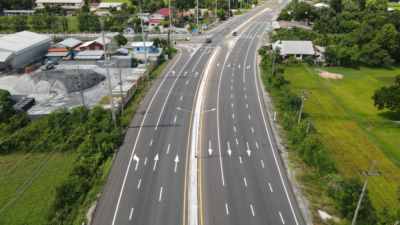 ทางหลวงหมายเลข 214 ตอน อ.ท่าตูม - อ.จอมพระ จ.สุรินทร์