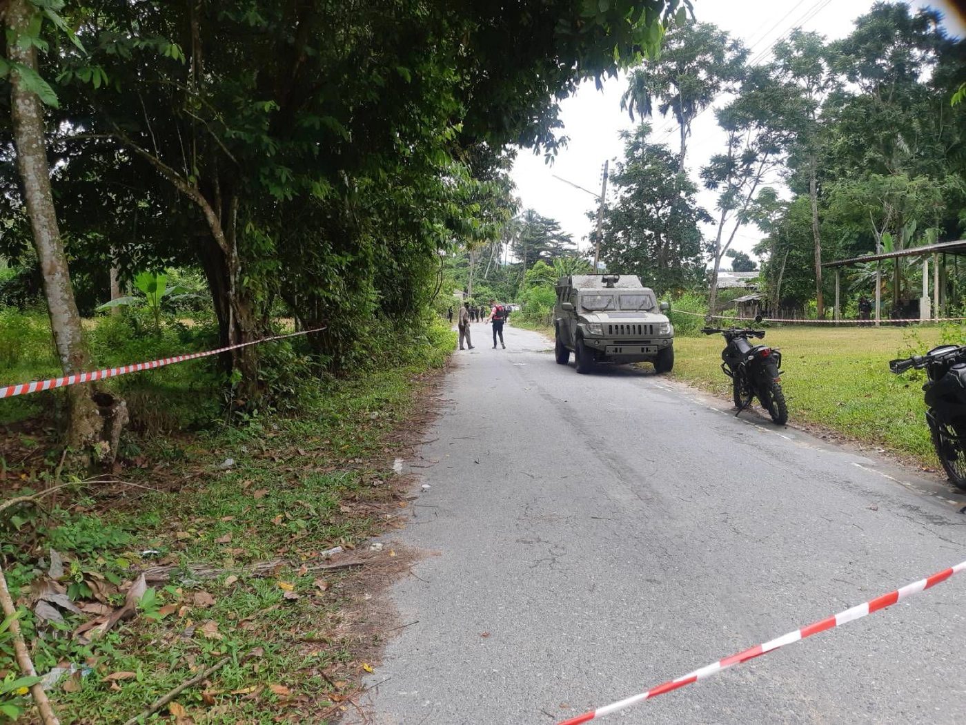 ซุกบึ้ม!! ดักสังหารจนท.รือเสาะรอดหวุดหวิด