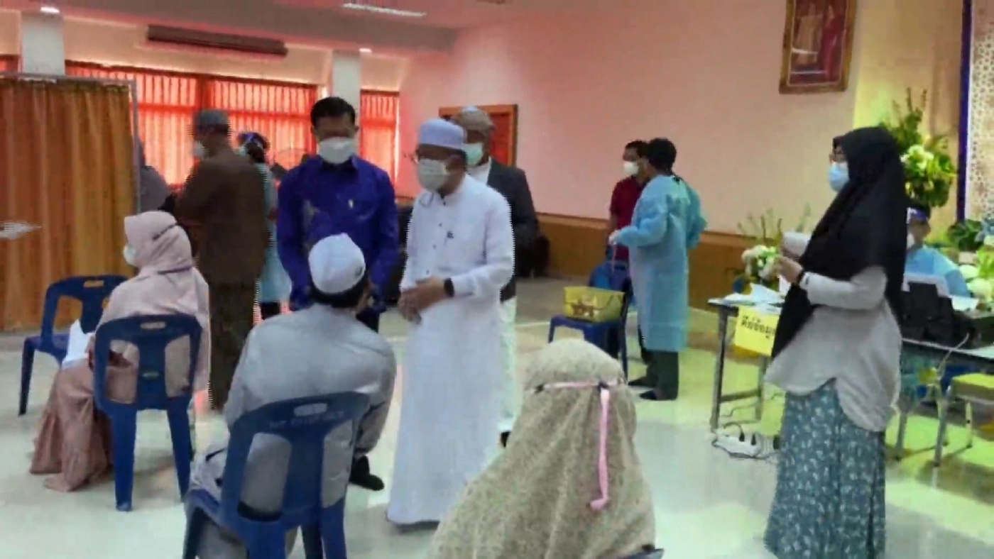 ฉีดวัคซีนผู้นำศาสนา สร้างความมั่นใจวัคซีนปลอดภัย