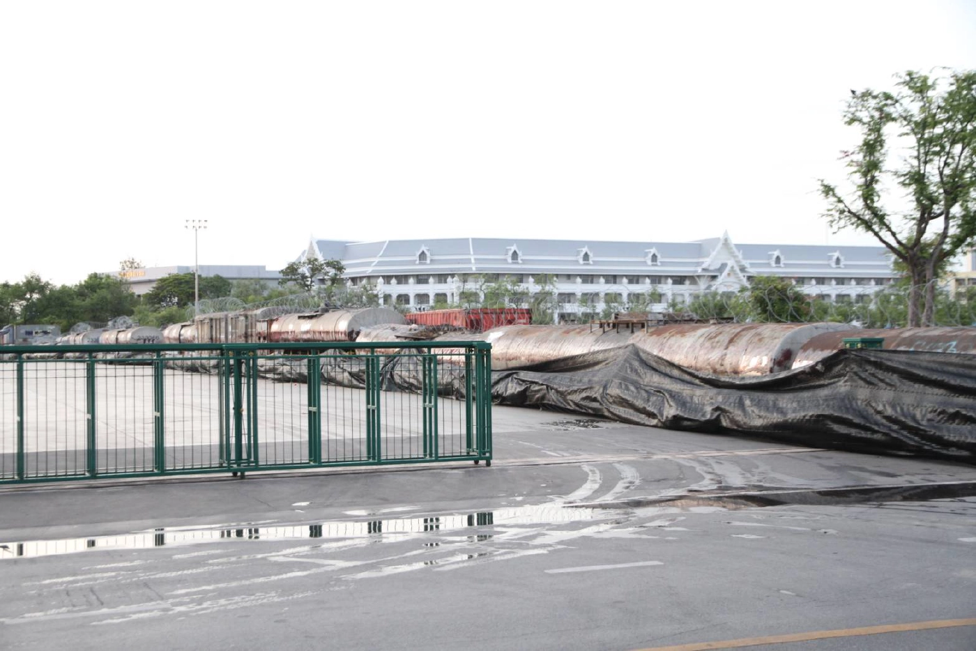 ตำรวจแจง! ภาพถังบรรจุของเหลว เป็นแคปซูลน้ำมันที่ปลดระวางแล้ว